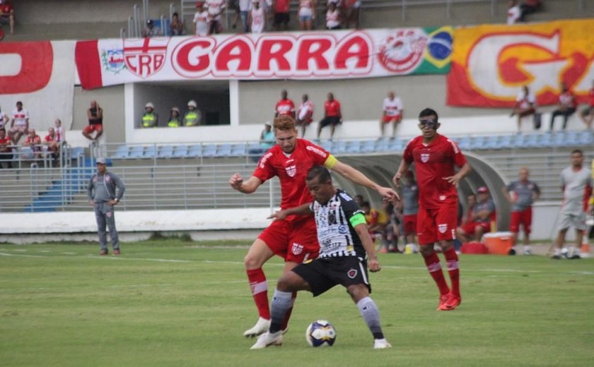 CRB empata com Botafogo-PB e se classifica para enfrentar o Santa Cruz nas quartas