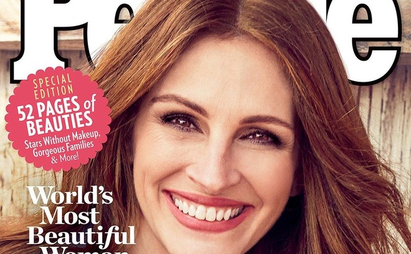 Revista elege Julia Roberts a mulher mais bonita do mundo em 2017