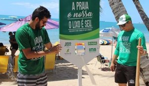 Placas do projeto Nossa Praia são recolocadas na orla de Maceió