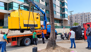 Segurança Cidadã remove trailer por perturbação do sossego na Ponta Verde
