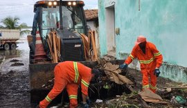Municípios alagoanos começam limpeza dos estragos causados por chuva