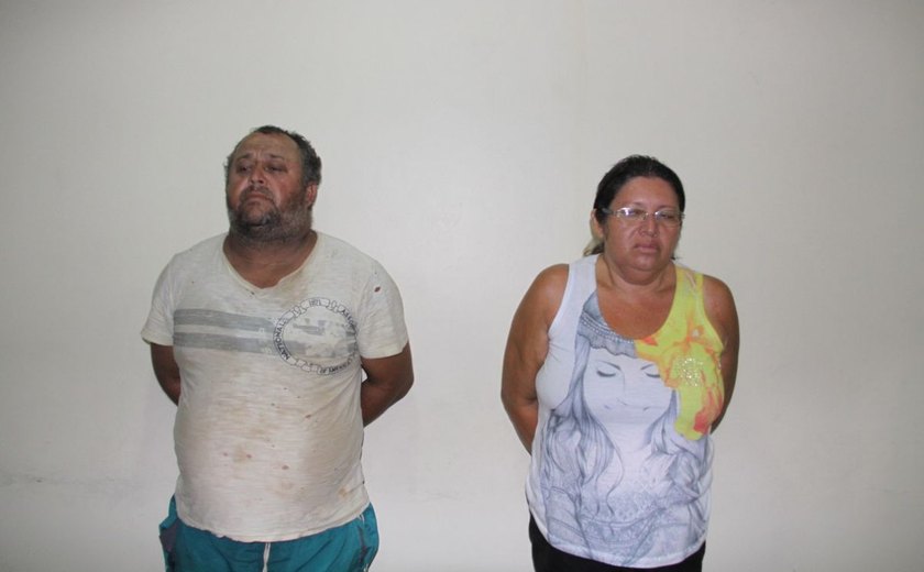 Detidos durante operação em Canapi, casal é apresentado em coletiva na SSP