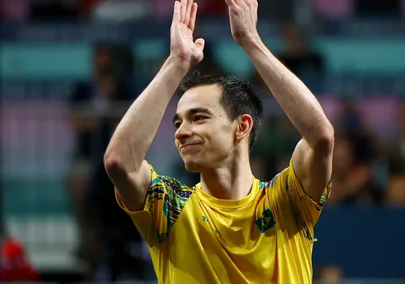 Calderano garante Brasil em 1ª semi do tênis de mesa em Olimpíadas