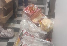 Vigilância Sanitária apreende 250 kg de alimentos estragados no Eustáquio Gomes