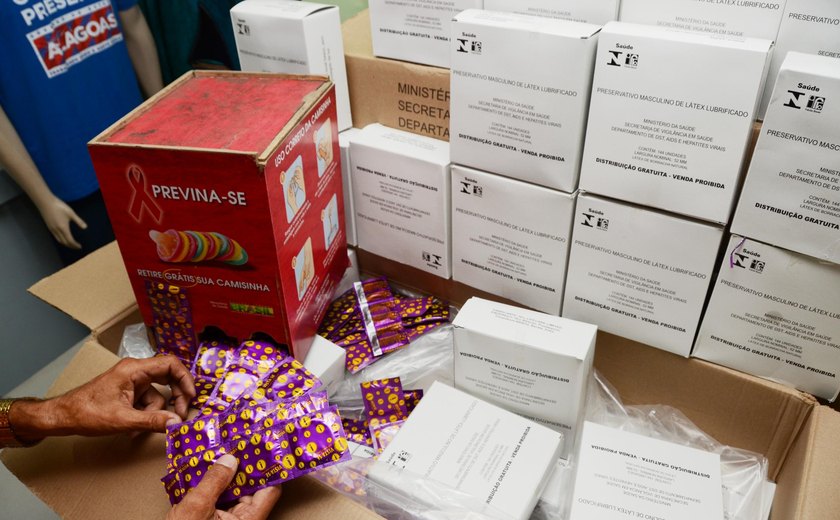 Sesau distribui 1 milhão de preservativos para os municípios alagoanos neste Carnaval