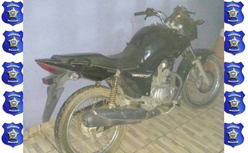 Polícia Civil recupera motocicleta roubada em São Sebastião