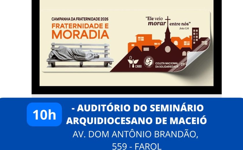 Arquidiocese de Maceió lança Campanha da Fraternidade 2026 com coletiva para imprensa