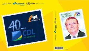 Correios lança selos personalizados nos 94 anos de Arapiraca