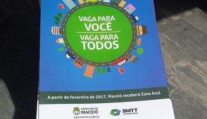 Fase educativa para implantação da Zona Azul em Maceió começa na segunda