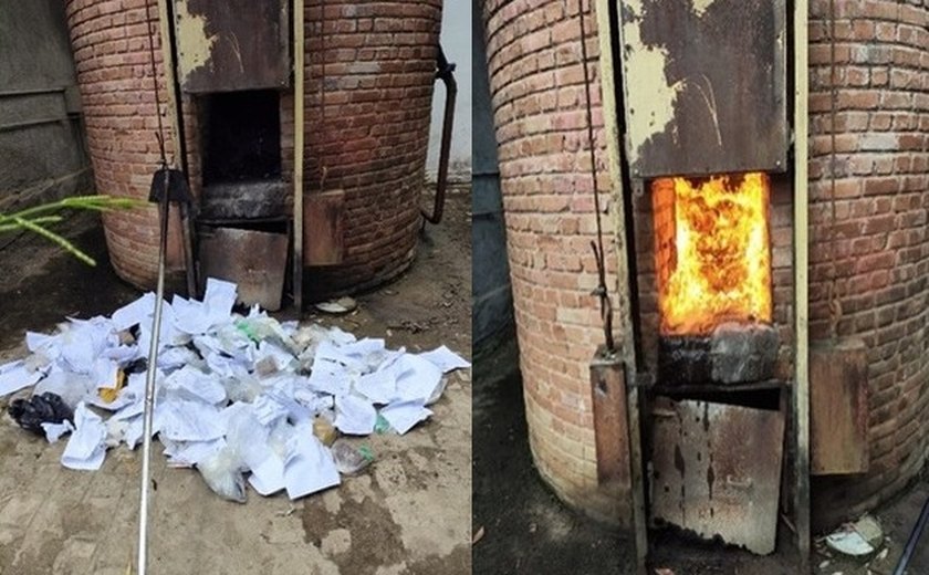Polícia Civil realiza incineração de mais de 21 quilos de drogas em União dos Palmares