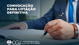 Corregedoria convoca servidores para lotação definitiva