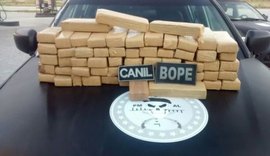 Bope e Serviço de Inteligência apreendem cerca de 50Kg de maconha