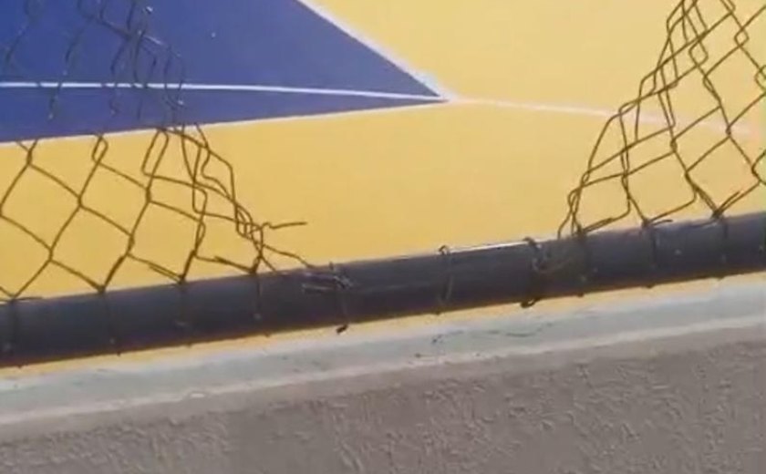 Parque Linear é alvo de suspeita de vandalismo um dia após a inauguração