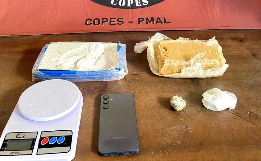 Operação apreende quase 1,5 kg de drogas em Arapiraca