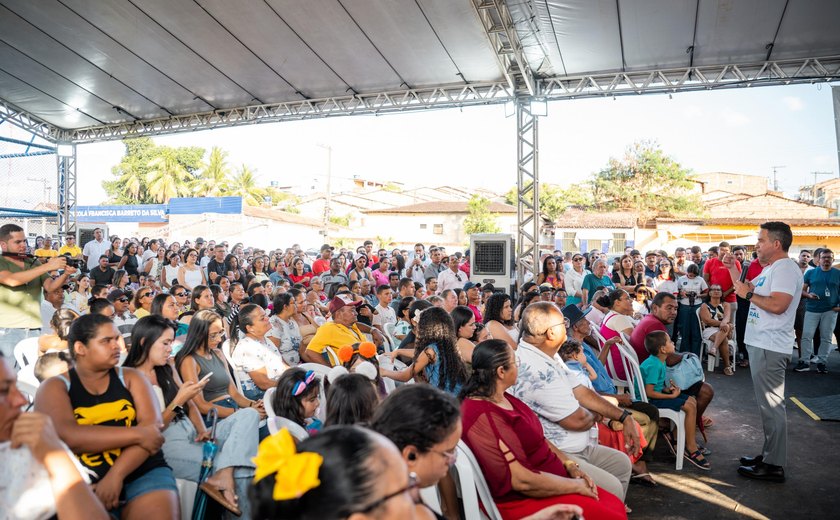 Campestre celebra emancipação e recebe R$ 2 milhões em investimentos do Governo de AL