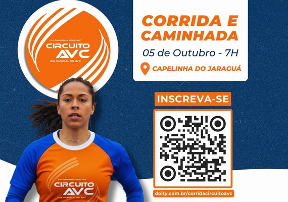 Circuito AVC 2025: inscrições abertas para corrida e caminhada na orla de Maceió