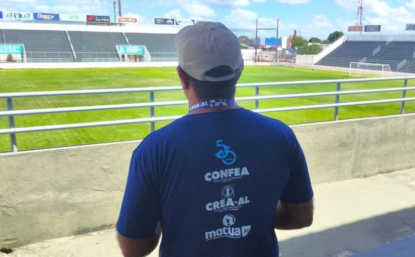 Crea mobiliza força-tarefa de fiscalização em estádios de Alagoas