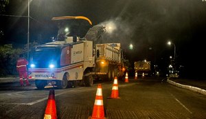 Avenida Rotary é mais uma a receber obras de recapeamento asfáltico