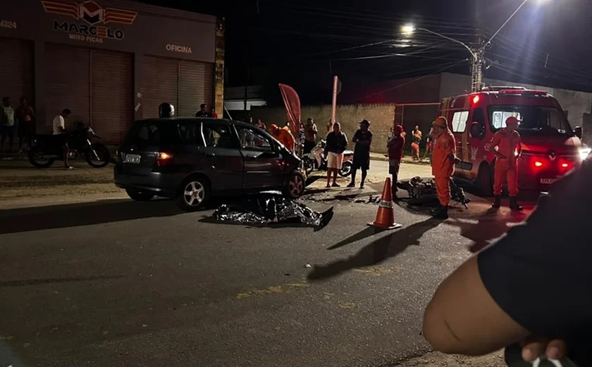 Câmera de segurança ajuda a esclarecer acidente que matou motociclista em Penedo