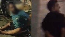 Suspeitos de roubo são presos após serem espancados por populares no Tabuleiro