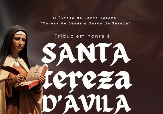 Programação da festa de Santa Tereza D'Ávila é divulgada