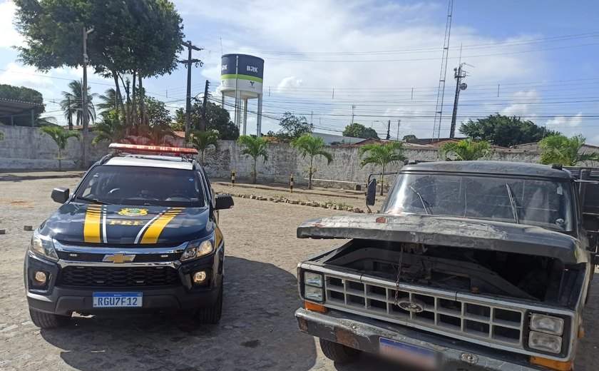 Caminhão roubado em Pernambuco é localizado pela PRF dias após o crime