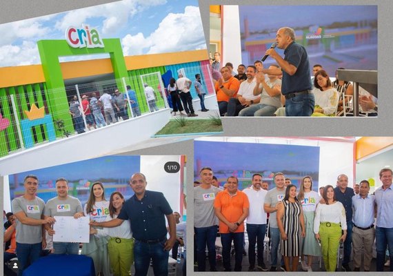 Em São José da Tapera/AL povoado festeja creche inaugurada pelo governo de AL