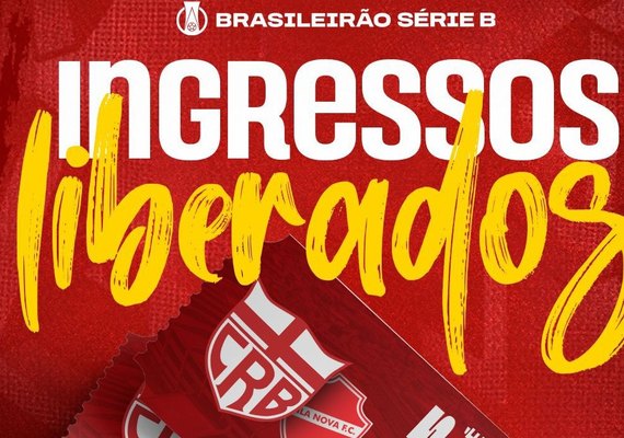CRB inicia venda de ingressos para jogo contra o Vila Nova na sexta (17)