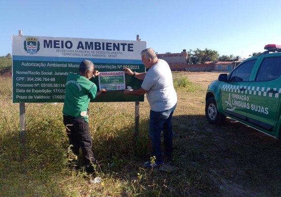 Aterro irregular localizado no bairro Pescaria tem licença ambiental suspensa