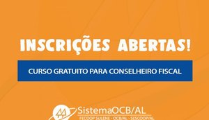 Sistema OCB/AL abre inscrições para Curso de Conselheiros Fiscais