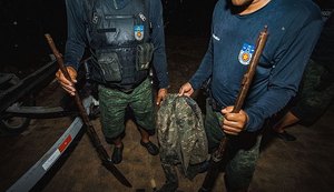 Armas usadas na caça ilegal de animais silvestres são apreendidas em ação da FPI do São Francisco