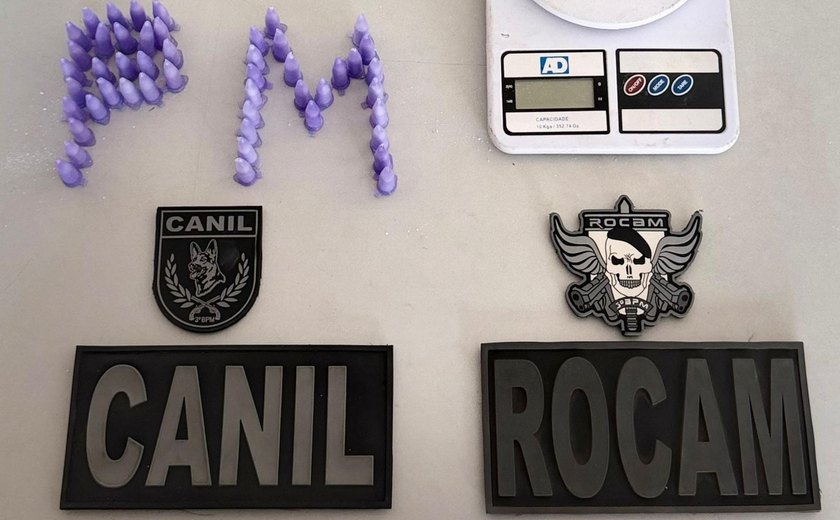 PM apreende drogas e cumpre mandado de prisão em ocorrências no interior de Alagoas