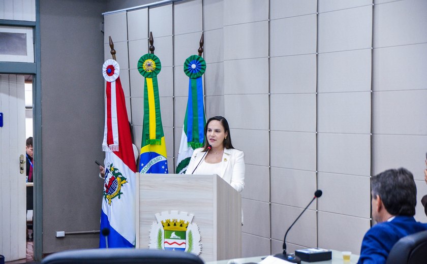 Vereadora apresenta emendas ao PLDO e destaca ações prioritárias