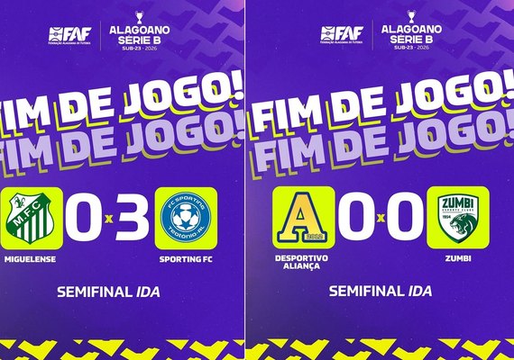 Sporting Teotônio vence Miguelense e Aliança x Zumbi empatam pela Série B do Alagoano