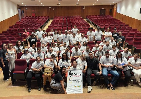 Alexandre Barillari recebe grupo da Pestalozzi de Maceió