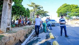 Prefeito Rui Palmeira vistoria obras de infraestrutura em Bebedouro