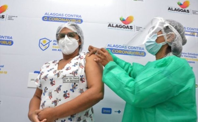 152.122 doses das vacinas contra a Covid-19 foram aplicadas em Alagoas