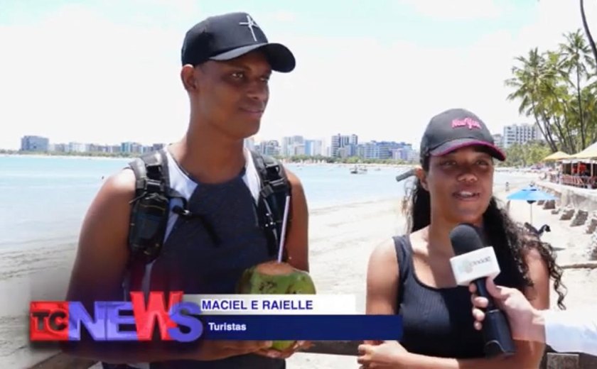 Vídeo: turistas dão nota 10 para Maceió