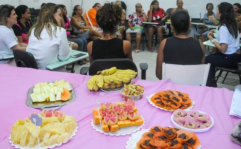 Maceió Rosa: roda de conversa fala sobre alimentação preventiva