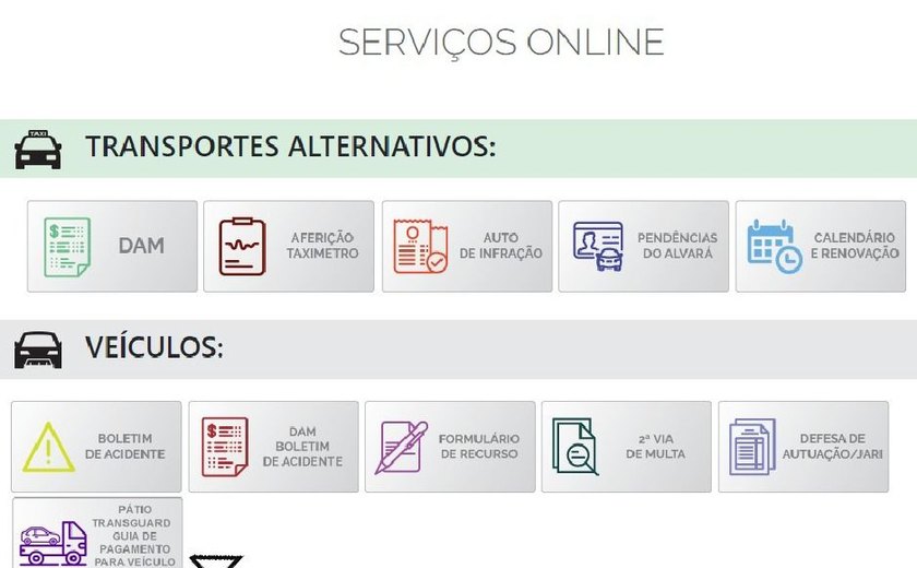 Guia de pagamento para veículo recolhido em Maceió pode ser emitida online