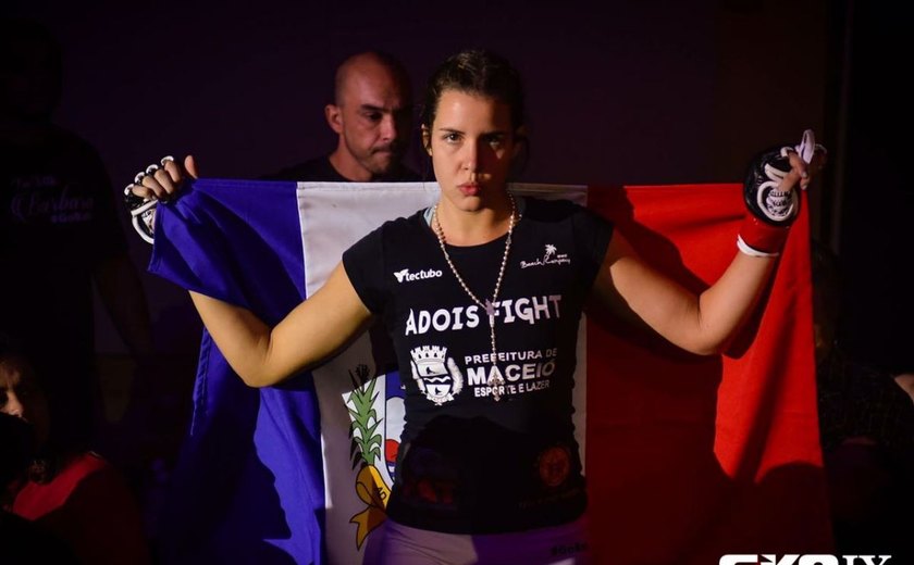 Alagoana Bárbara Acyoli vence competição internacional de MMA