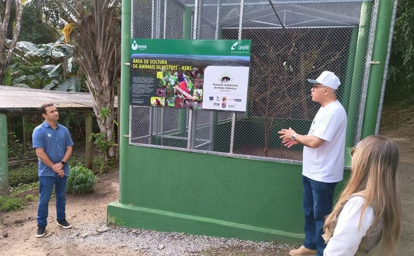 MP inaugura viveiros para reintrodução de Mutum, Papagaio-Chauá, Macuco e Macaco guariba-de-mãos-ruivas