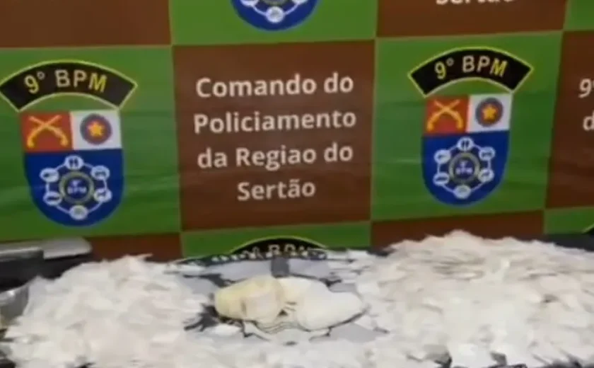 Cocaína avaliada em R$ 50 mil é retirada de circulação antes do Carnaval no Alto Sertão