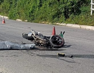Colisão entre moto e van deixa um morto na ladeira da Chesf, em Rio Largo