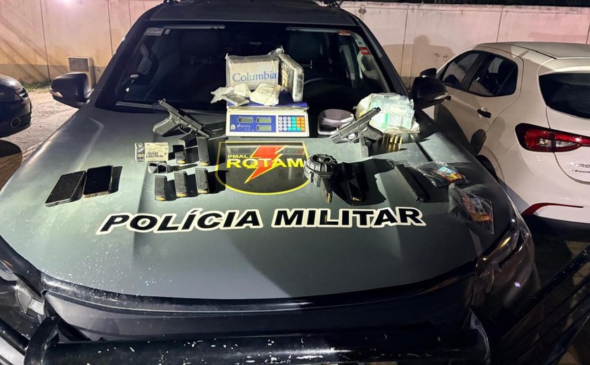 Fornecedor de armas para o tráfico e repassador de drogas é preso na Barra de São Miguel