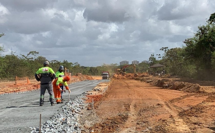 Obras na Linha Verde se aproximam de 70% de execução