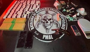 PM/AL apreende drogas após denúncia anônima em São Miguel dos Campos