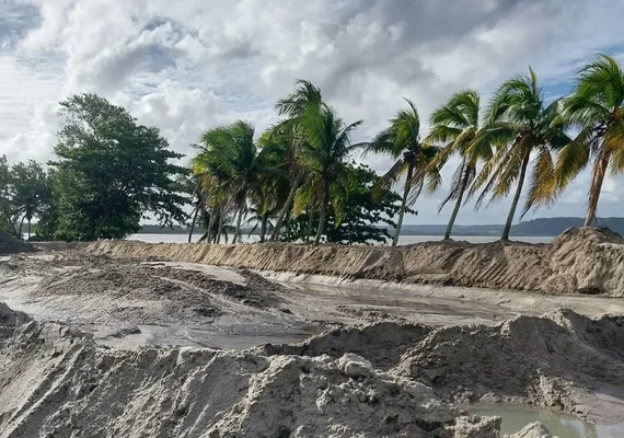 Prefeitura de Coqueiro Seco nega ilegalidade da retirada de areia
