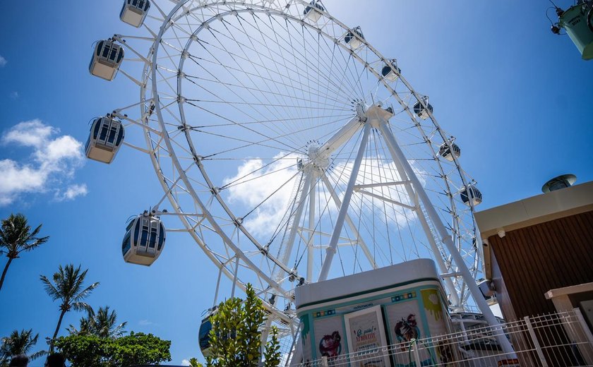 Trade turístico celebra inauguração da Roda Maceió e aposta em novo impulso para o turismo da capital