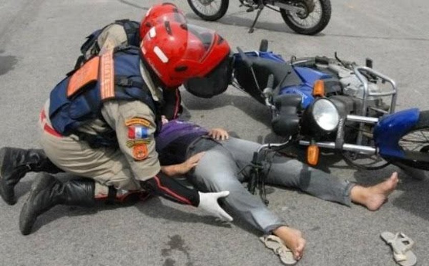 Arapiraca: 78,9% das vítimas de acidentes com motos são jovens